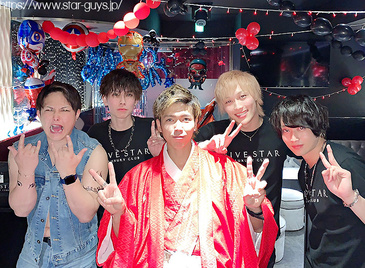 イベント 稲葉 浩志 Birthday Part Fivestar ファイブスター 大阪 ミナミ ホストクラブ紹介 ホスト求人 スターガイズ