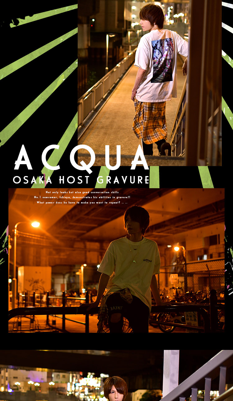 大阪ミナミ「ACQUA」期待の新人 伊邪夜くんが登場!!