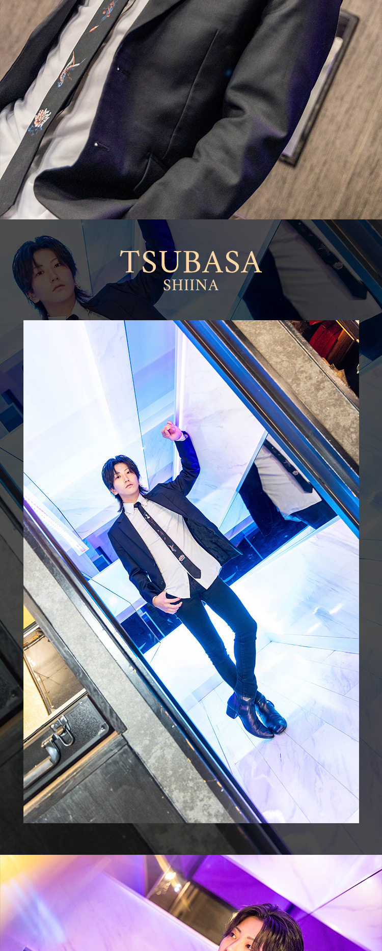 洗練された3人がスーツでキメる！広島『CROWN GROUP』の一押しキャスト3人組がグラビアに登場!!