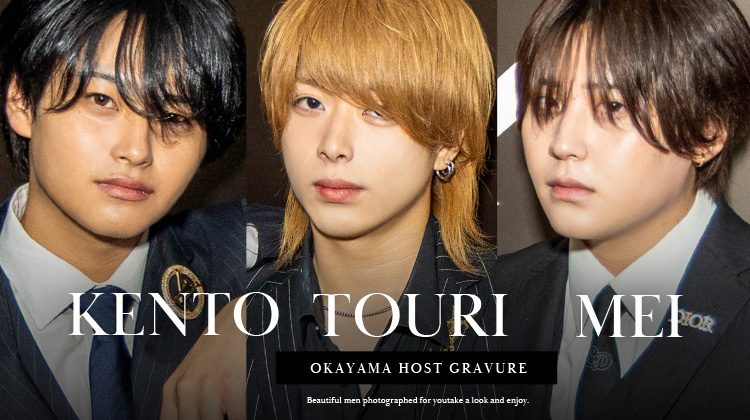 岡山の夜、『STNY』の今注目の3人組がグラビアを飾る!!