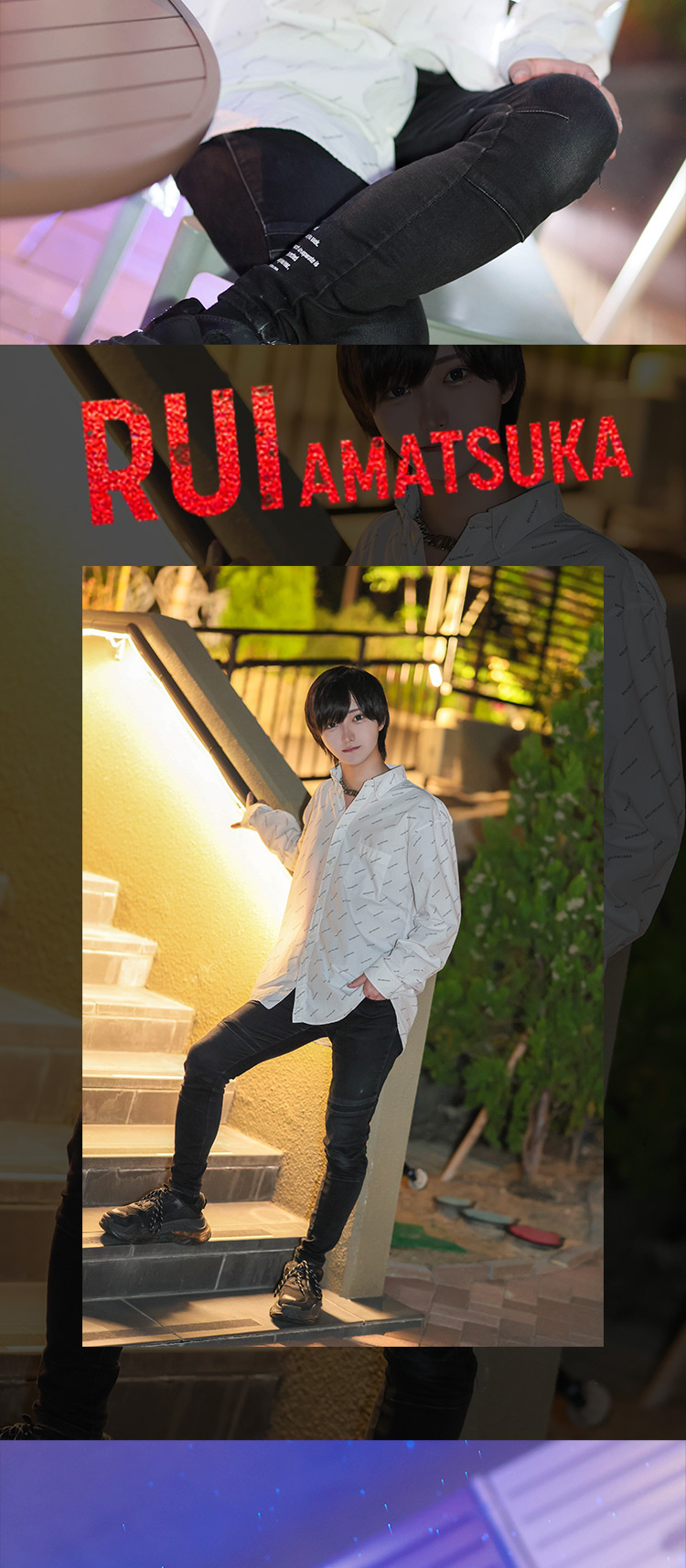 愛媛で今熱い!『Real』の美形ホスト3人の名所でのグラビア！