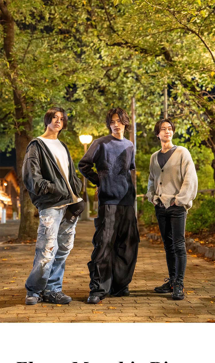 京都の夜を華やかに彩る3人に見惚れるひととき。