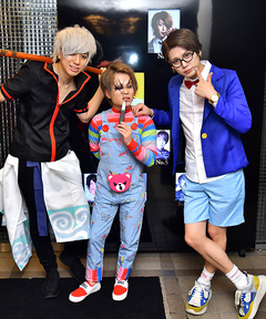 銀時、コナン、真ん中はまさかの!?チャッキー!!