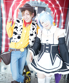 笑顔が爽やかなウッディと笑顔がステキなレム♪