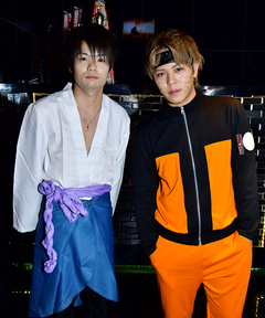 サスケとNARUTOのツーショットもゲット♪