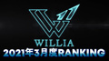 【2021年3月度 】BCGHOLDINGS.店舗個人ランキング 【WILLIA】